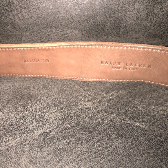 Ralph Lauren Alligator Belt - Picture 3 of 5